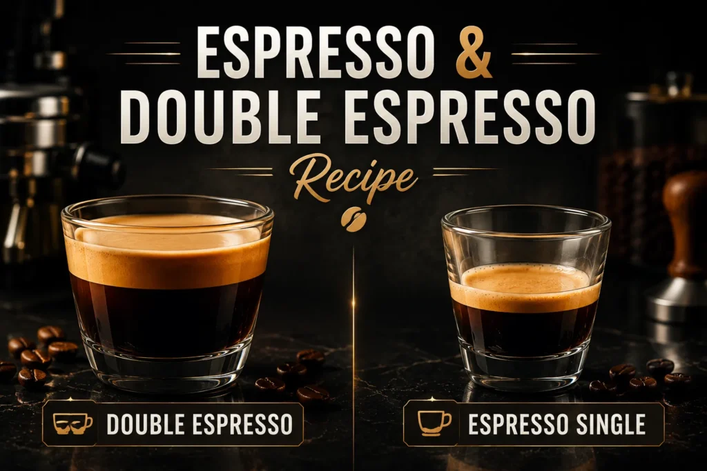 Espresso and Double Espresso Recipe