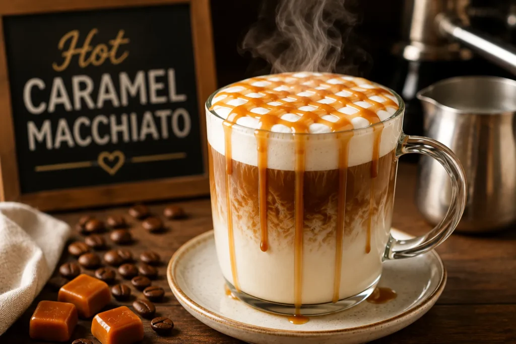 Hot Caramel Macchiato